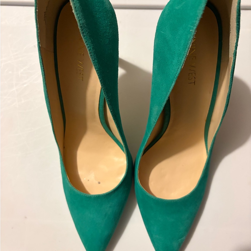 Nine West Teal Heels for Women